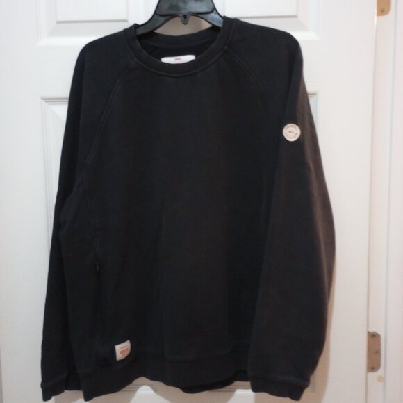 Mens GLOBE Breaker Spray Windbreaker Jacket & Traveler Sweatshirt Black sz L - Picture 7 of 12